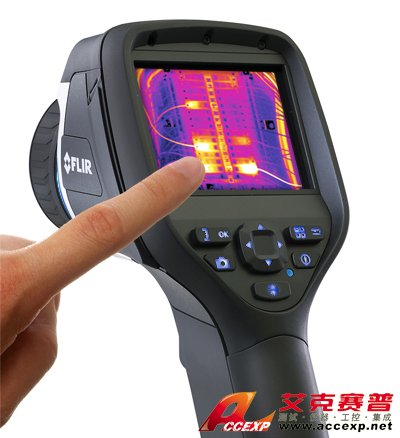 FLIR E-Series touchscreen